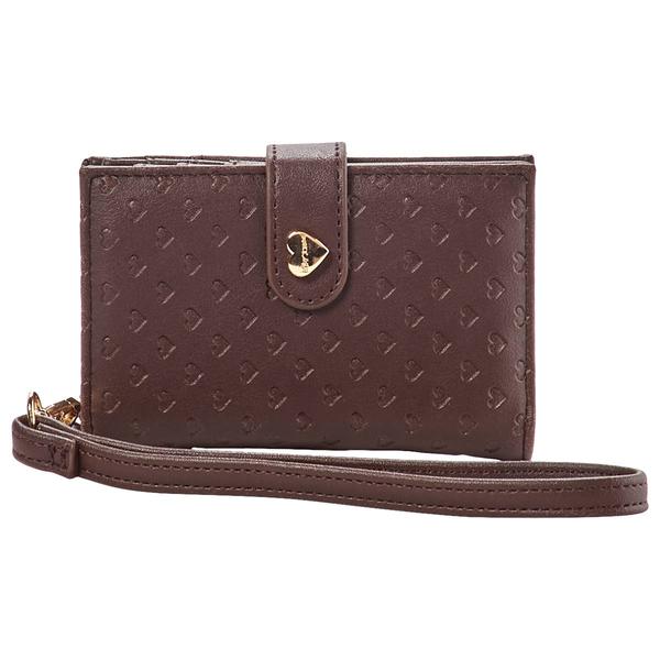 Womens Betsey Johnson Leah Bifold Wristlet - image 