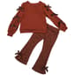 Girls (4-6x) BTween(R) Fleece Lined Crew w/ Flare Legging Set - image 1