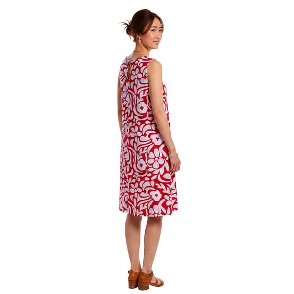 Womens Harlow & Rose Sleeveless Abstract Shift Dress