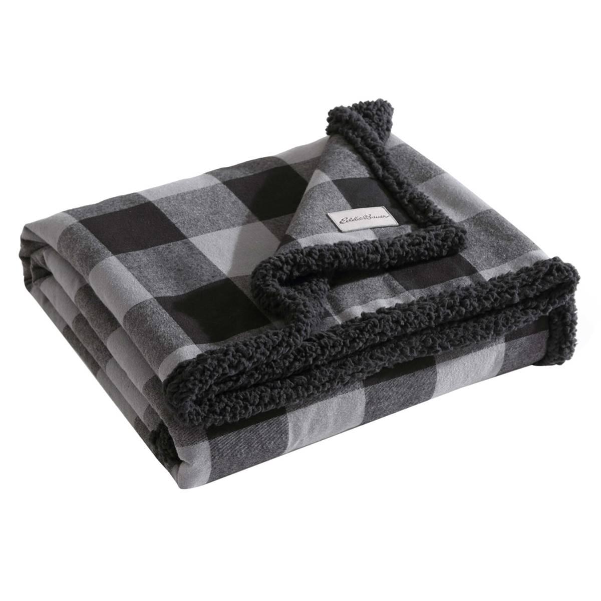 Eddie Bauer Cabin Plaid Cotton Throw