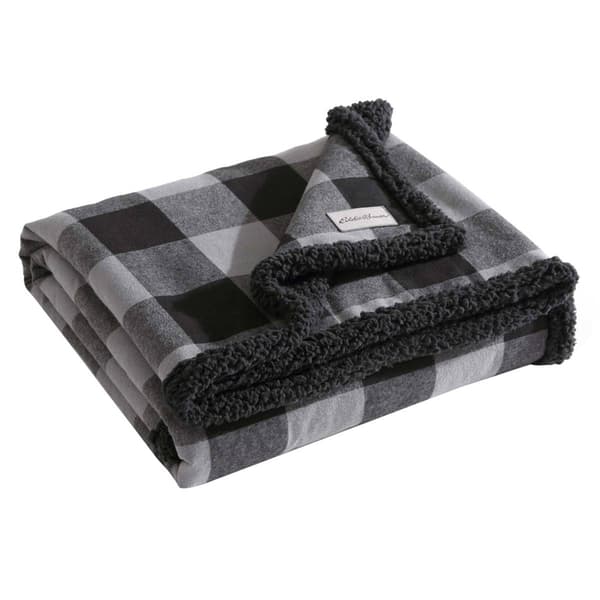Eddie Bauer Cabin Plaid Cotton Throw - image 