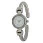 Womens Olivia Pratt Ribbed Cuff Watch - 17063SILVER - image 1