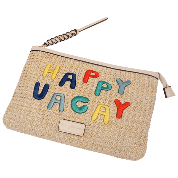 Tommy Bahama Happy Vacay Raffia Clutch