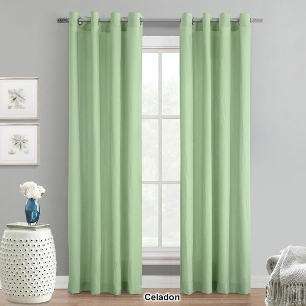 The Harmony Crushed Grommet Curtain Panel