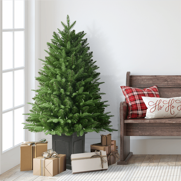 Puleo International Warm White LED Fraser Fir Christmas Tree
