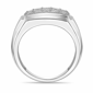 Mens Lynx 1/4ctw. Miracle Set Lab-Grown Diamond Ring - 6R33SI - image 4