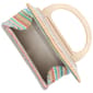 D''Margeaux Bright Straw Stripes Evening Bag - image 5
