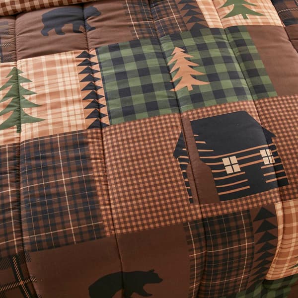 Your Lifestyle by Donna Sharp Brown Bear Cabin Comforter Set