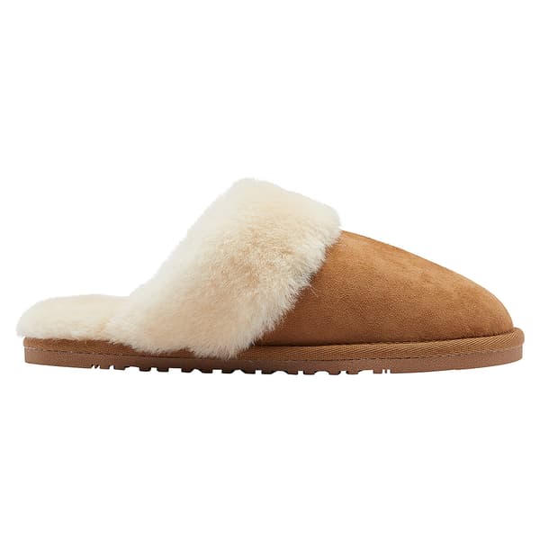 Womens LAMO Sheepskin Doubleface Scuff Slippers
