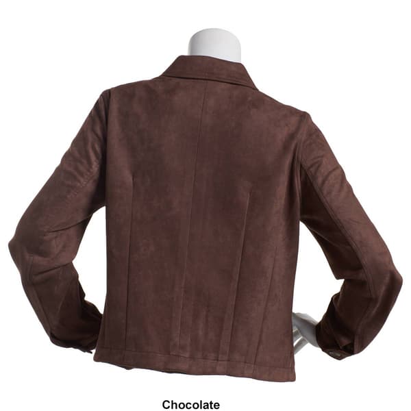 Plus Size Skye&#39;s The Limit Essentials Faux Suede Jacket