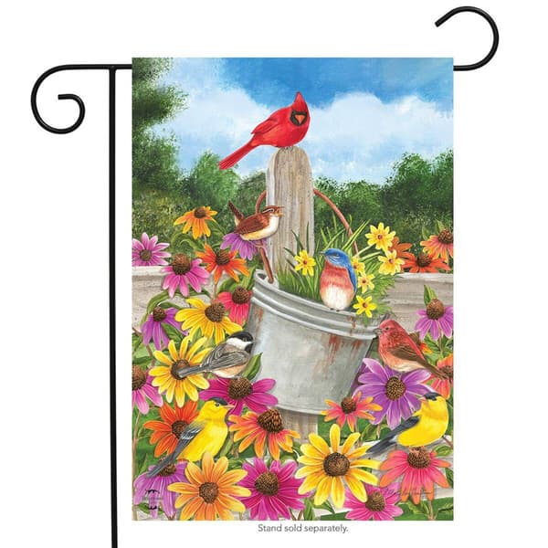 Briarwood Lane Gathering Cardinal Garden Flag - image 