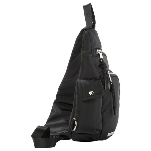 Madden Girl Nylon Side Pocket Sling Bag