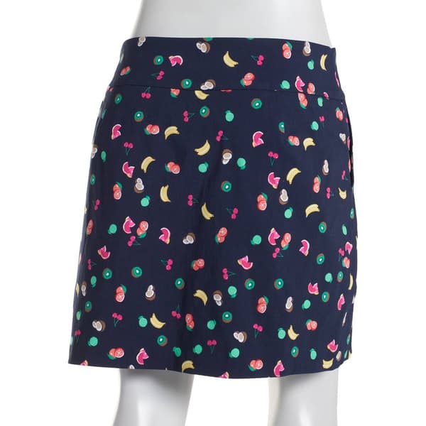 Womens Zac & Rachel Pull On Maritime Medallion Skort