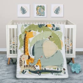 Sammy & Lou&#40;R&#41; Jungle Escape 4pc. Crib Bedding Set