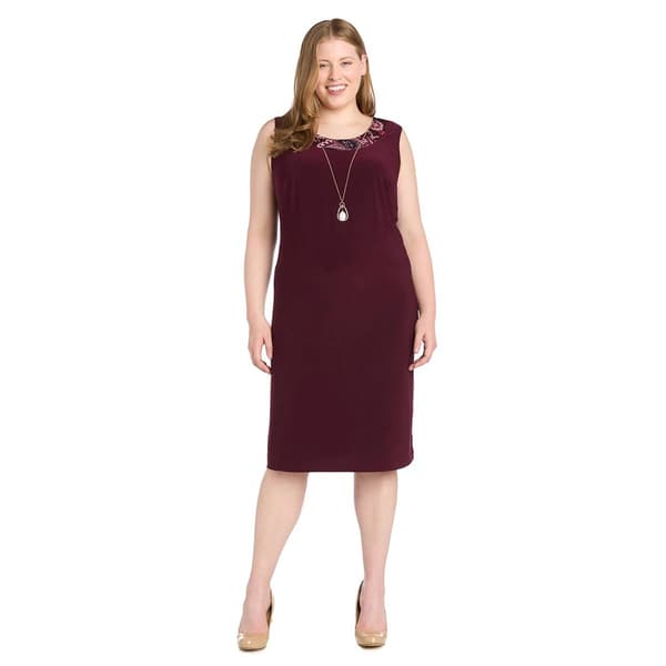 Plus Size R M Richards 2pc. Drape Paisley Jacket Dress Boscov s