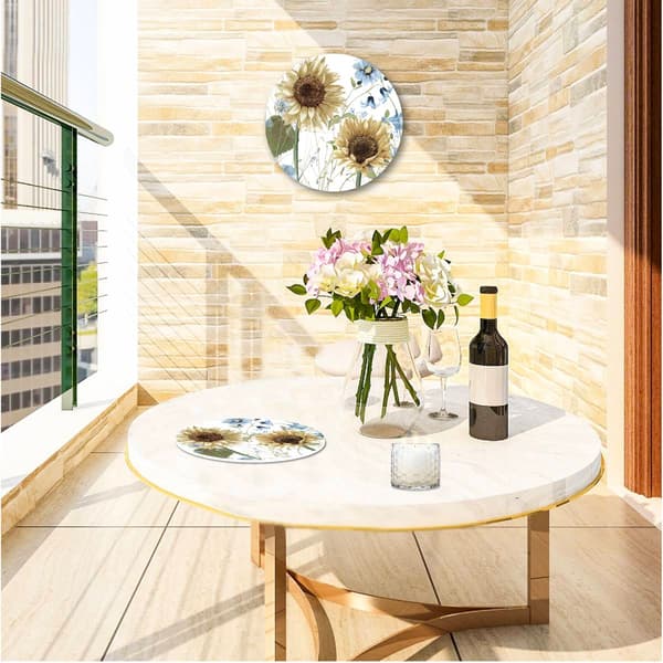 Courtside Market® 2pc. Sunflower Art Board and Soy Candle Set