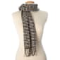 V. Fraas Houndstooth Cashmink Muffler Scarf - image 1