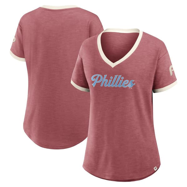 Womens Fanatics Philadelphia Phillies Vintage Player Tee