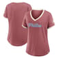 Womens Fanatics Philadelphia Phillies Vintage Player Tee - image 1