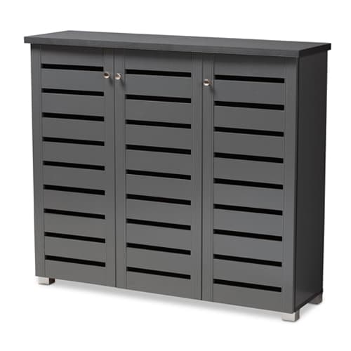 Baxton Studio Adalwin Shoe Storage Cabinet