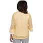Petite Alfred Dunner Dress Code Pointelle Two In One Top - image 2