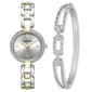 Womens Ellen Tracy Two-Tone Crystal Accent Watch - ETB8187TTG - image 1