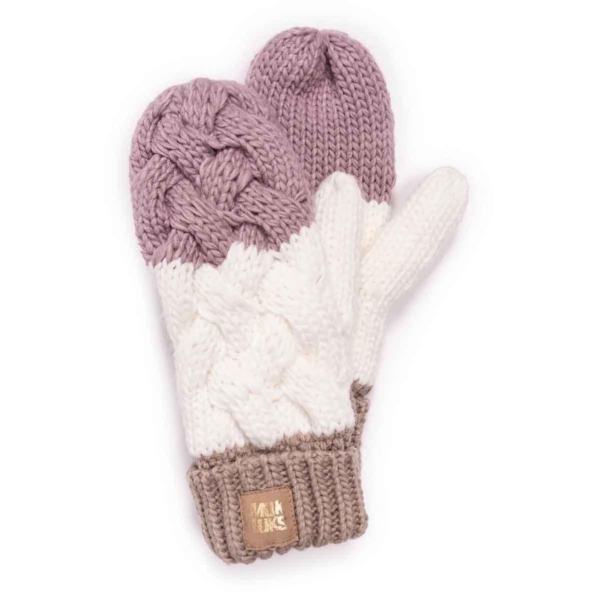 Womens MUK LUKS(R) Color Block Mittens