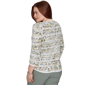 Womens Alfred Dunner Provence Paisley Stripe Sweater - image 2