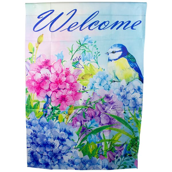 Northlight Seasonal Welcome Bird Outdoor House Flag - image 