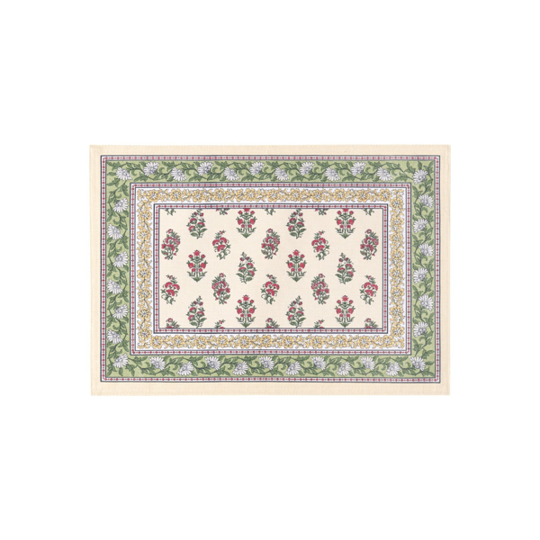 Threadmade Nomad Harvest Block Print Placemats - Set of 4