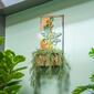 Evergreen Laser-Cut Metal Painted Dragonfly Plant Stand - image 2