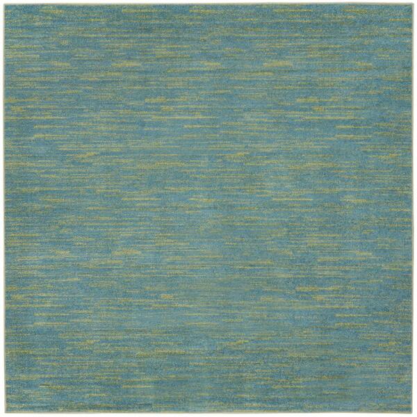 Nourison Essentials Two-Tone Indoor/Outdoor Square Rug - image 