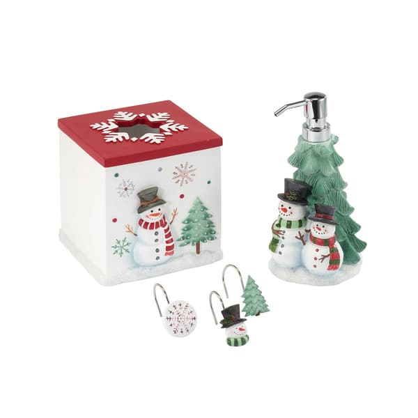 Avanti Winter Snowman Soap& Lotion Dispenser