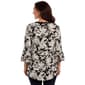 Petite Kasper 3/4 Sleeve Abstract Floral Blouse - image 2