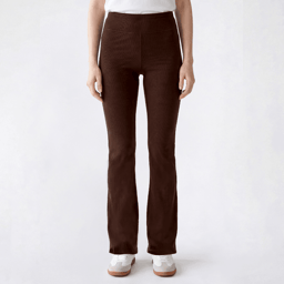 Juniors Cotton Candy Butter High Waist Flare Pants