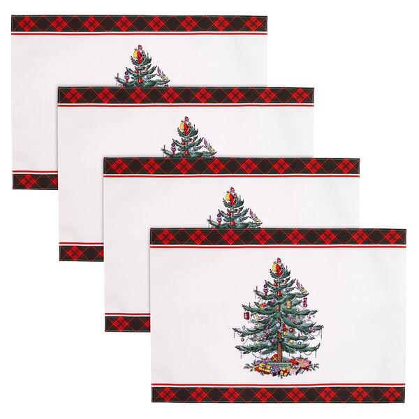 Spode&#40;R&#41; Christmas Tree&#40;R&#41; Tartan Placemats - image 