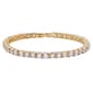 18kt. Gold Plated Classic Tennis Bracelet - image 1