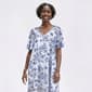 Womens Carole Hochman Short Sleeve Floral Nightshirt - image 3
