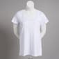 Juniors Plus Aveto Short Sleeve V-Neck Basic Tee - image 6