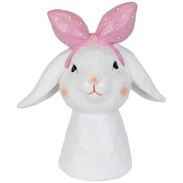 Northlight Seasonal Easter Bunny with Hair Bow Figurine - image 