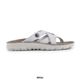 Womens Cliffs by White Mountain Banksy Slide Strappy Sandals