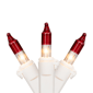 Northlight 20.25ft. Red Tips Mini Christmas Light Set - image 1