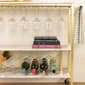 South Shore Maliza Bar Cart with Wine Glass Rack - image 4