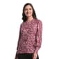 Womens Rafaella® Crew Neck Puff Sleeve Floral Paisley Blouse - image 5