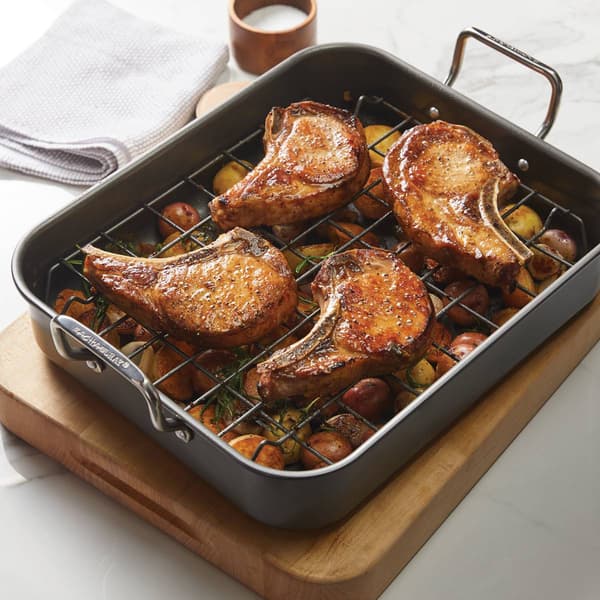 Rachael Ray Bakeware Hard-Anodized Nonstick Roaster