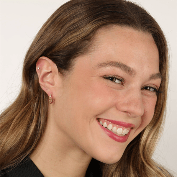 Brilliant Grown 1/10ctw. Lab-Grown Diamond Hoop Earrings