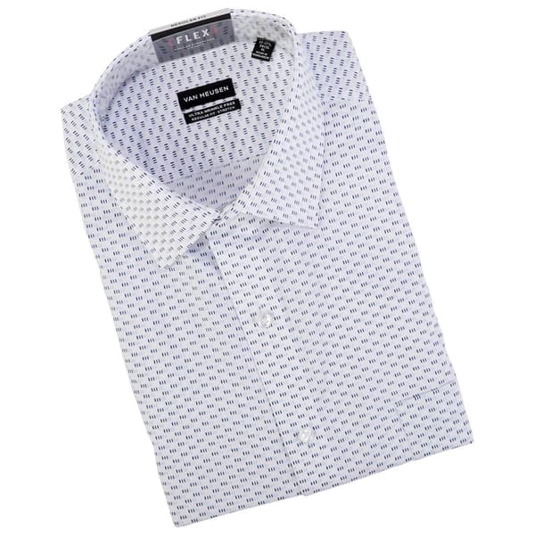 Mens Van Heusen&#174; Regular Fit Wrinkle Free Dress Shirt - Water