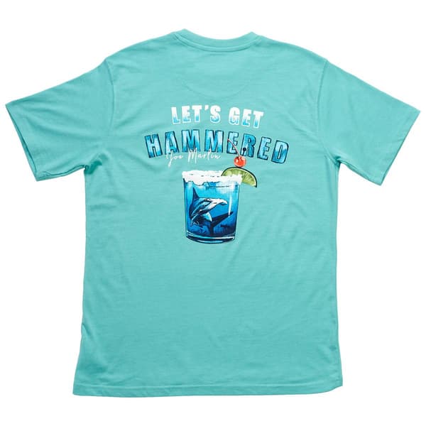 Mens Joe Marlin Let''s Get Hammered Shirt