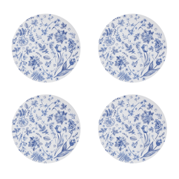 Avanti Ashford Woven Braided Round Placemats - Set of 4