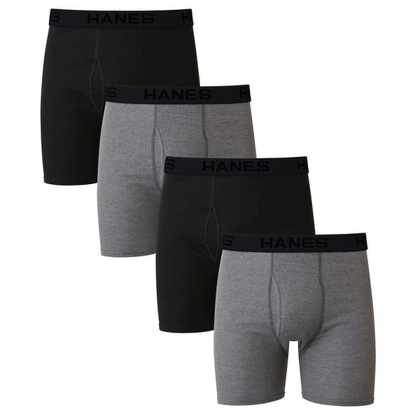 Mens Big & Tall Hanes Ultimate&#174; 4pk. Cool Comfort Boxer Briefs